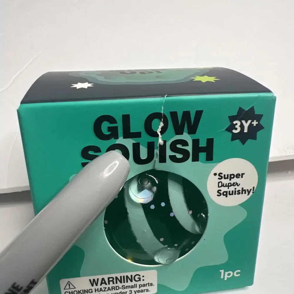 J'Adore Glitter Cloud, Glow Squish, Diamond Squishy Squeeze Toy Tactile
